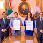 Firman convenio de colaboración congreso de Guanajuato y de San Luis Potosí.