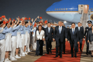 Trump visita china