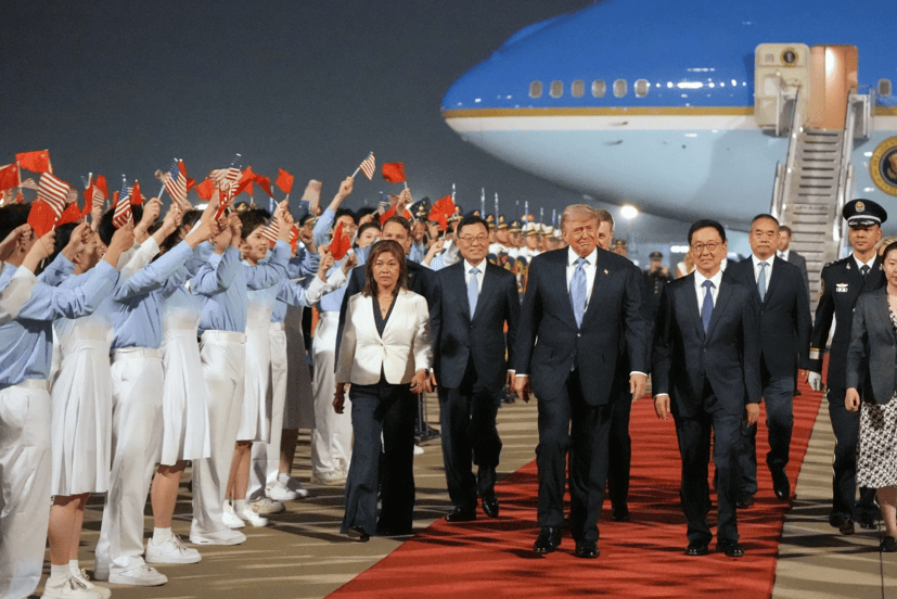 Trump visita china