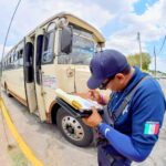 Inicia operativo especial de regularización del transporte público en la capital.