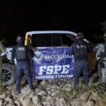 FSPE repelen agresión armada en San Felipe: aseguran vehículo, equipo táctico y detienen a sospechos.