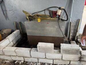 Aseguran inmueble con infraestructura para almacenamiento de Gas L.P. en Dolores Hidalgo.